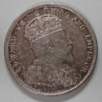 TRADE DOLLAR, GB 1904, Edward VII., SILBER 900, -vz